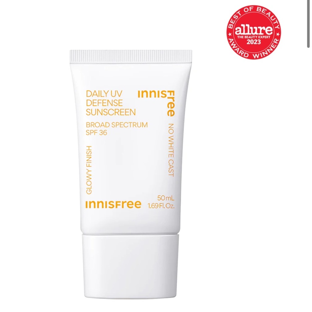 NWT Innisfree Daily UV Defense Sunscreen Broad Spectrum SPF 36- 50ml